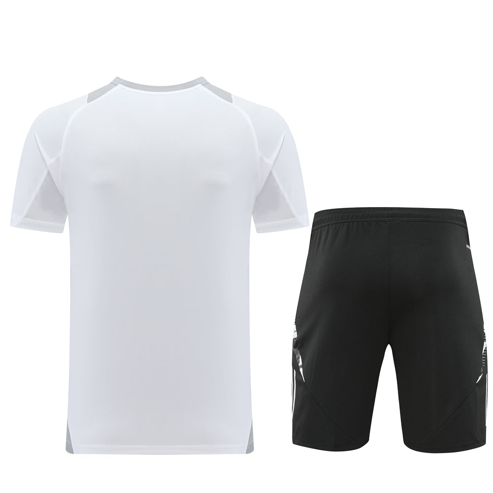 Adidas Short + T-shirt Black & White/Grey