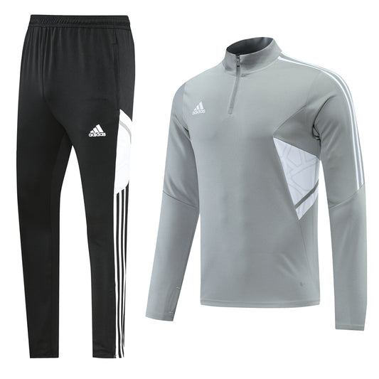 Adidas tracksuit Black& Grey/White