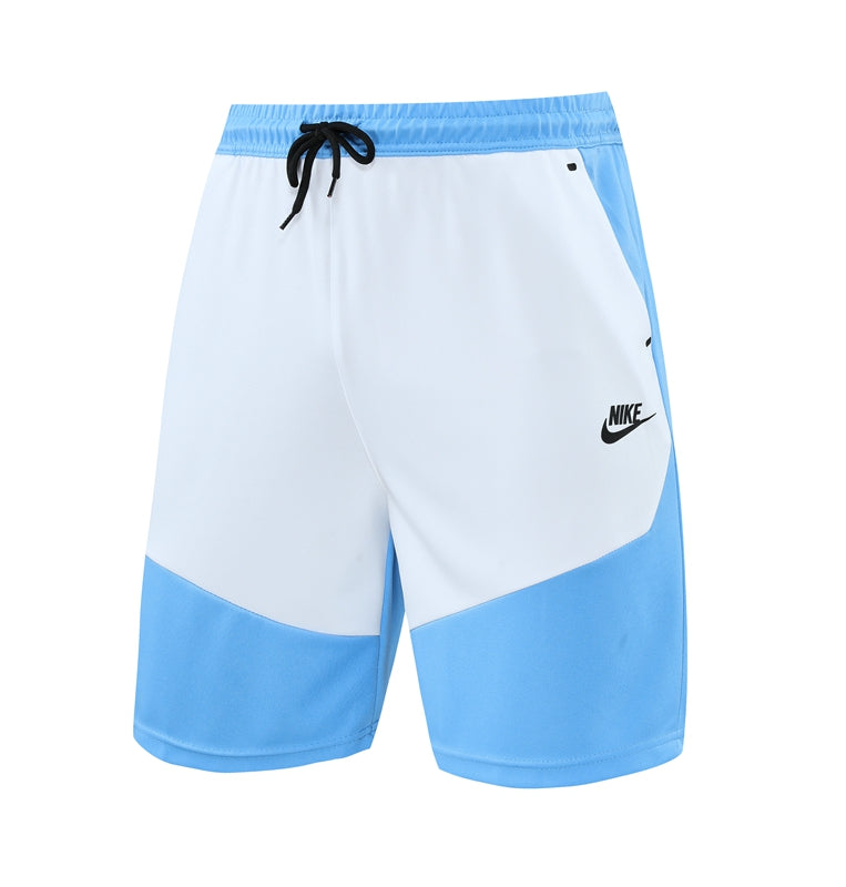 Nike Short + T-shirt White & Light Blue /White