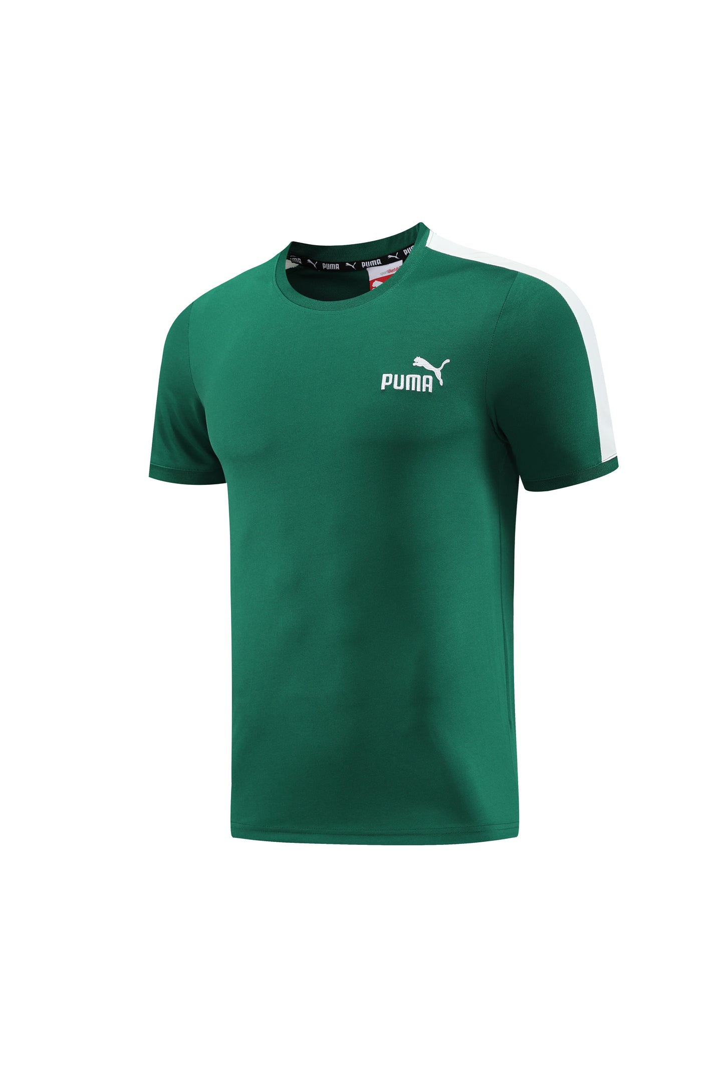 Puma Short + T-shirt Green & White