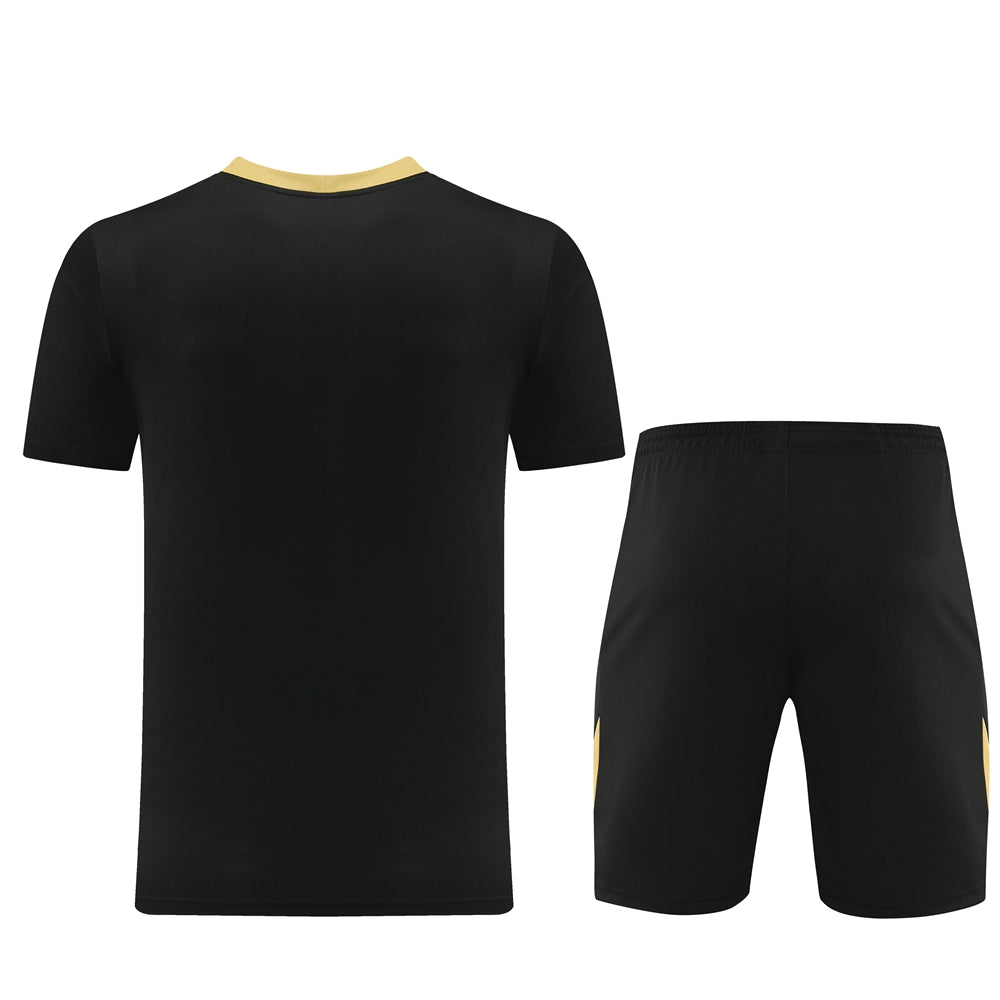 Nike Short + T-shirt Black &Yellow