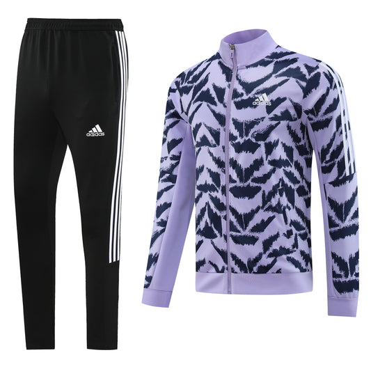 Adidas tracksuit Black & Purple