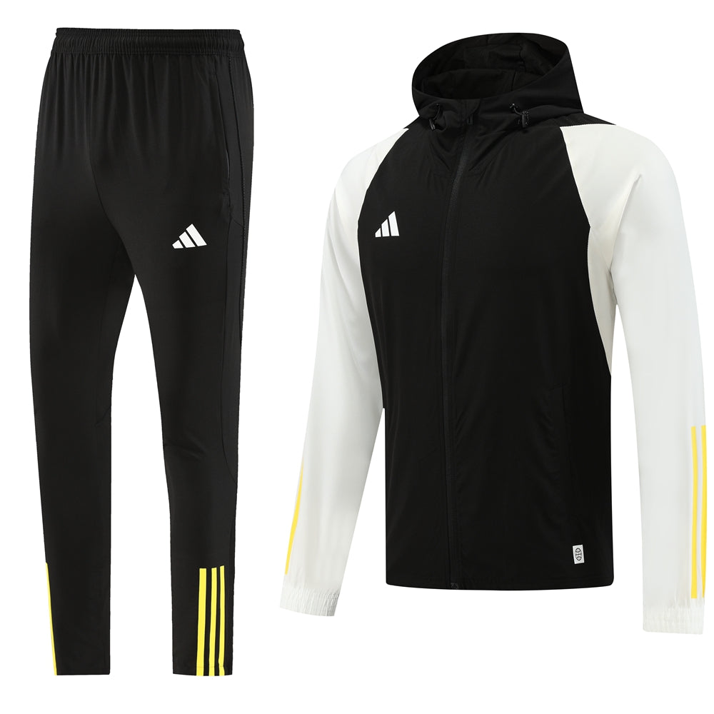 Adidas tracksuit Black & White/Yellow