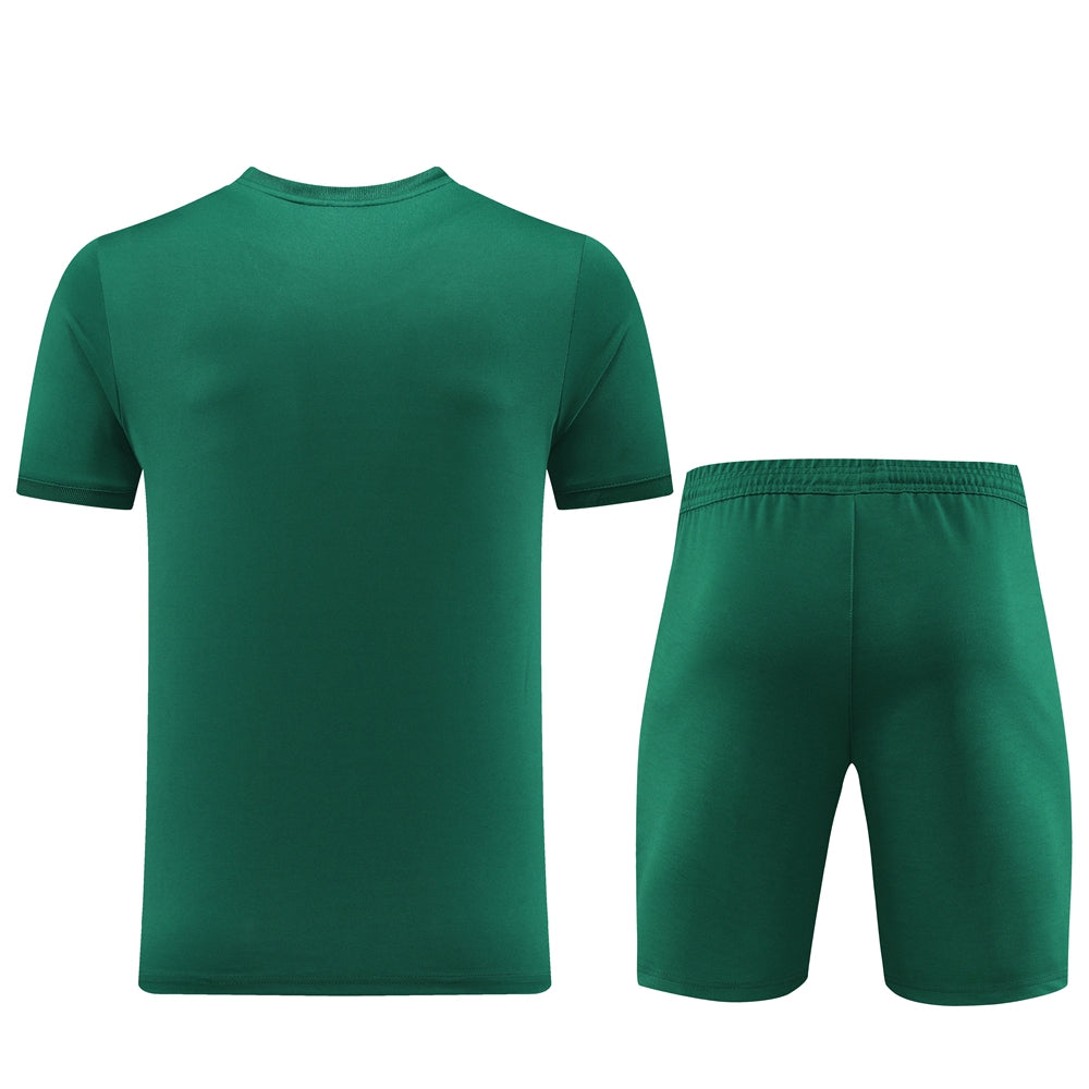 Puma Short + T-shirt Green & White