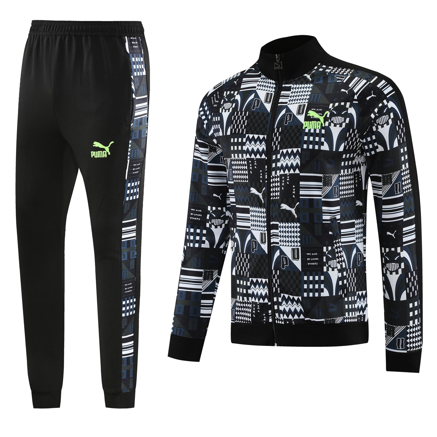 Puma tracksuit Black/Lime