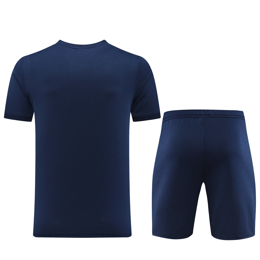 Puma Short + T-shirt Navy Blue & Green