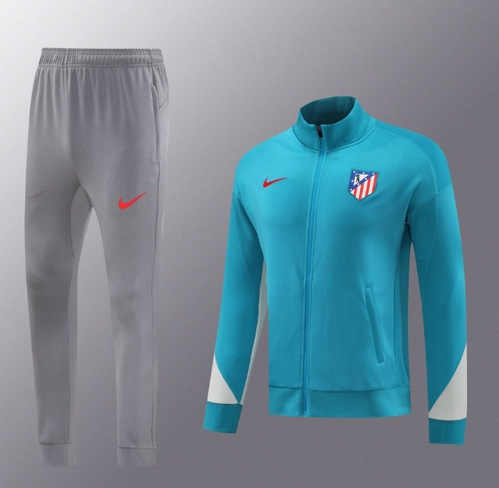 Atletico Madrid Tracksuit Blue &Grey