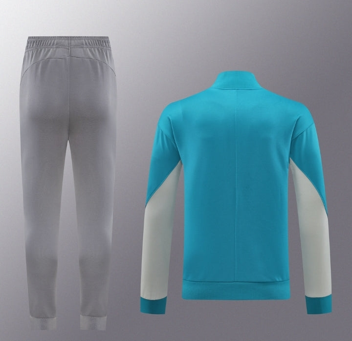 Atletico Madrid Tracksuit Blue &Grey