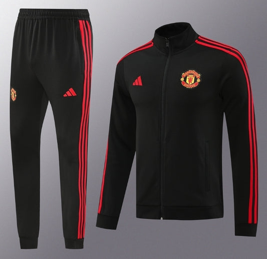 Manchester United Tracksuits Black