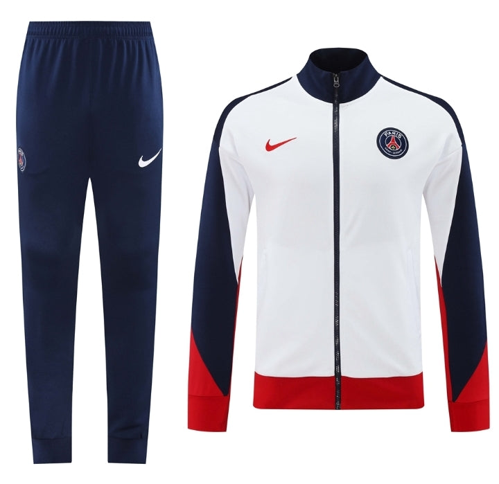 PSG Tracksuit White/Royal Blue