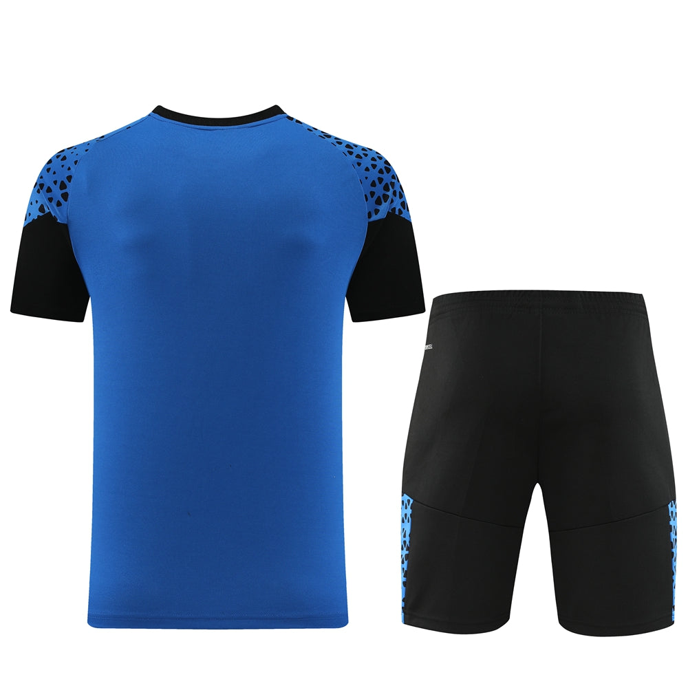 Puma Short + T-shirt Black & Dark Blue