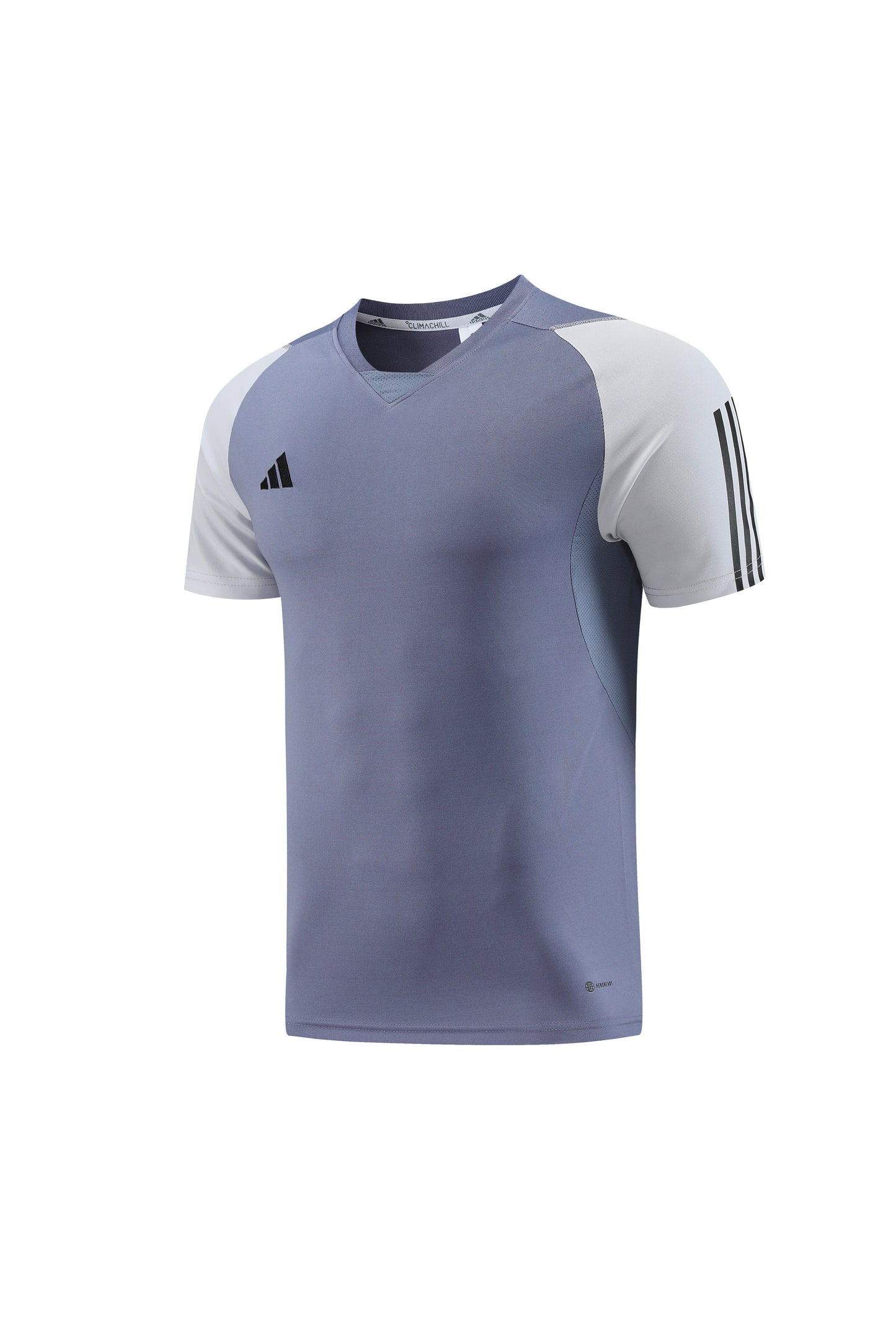 Adidas Short + T-shirt Black & Powder Blue/White/Grey