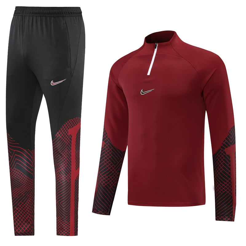 Nike tracksuit Black & Maroon