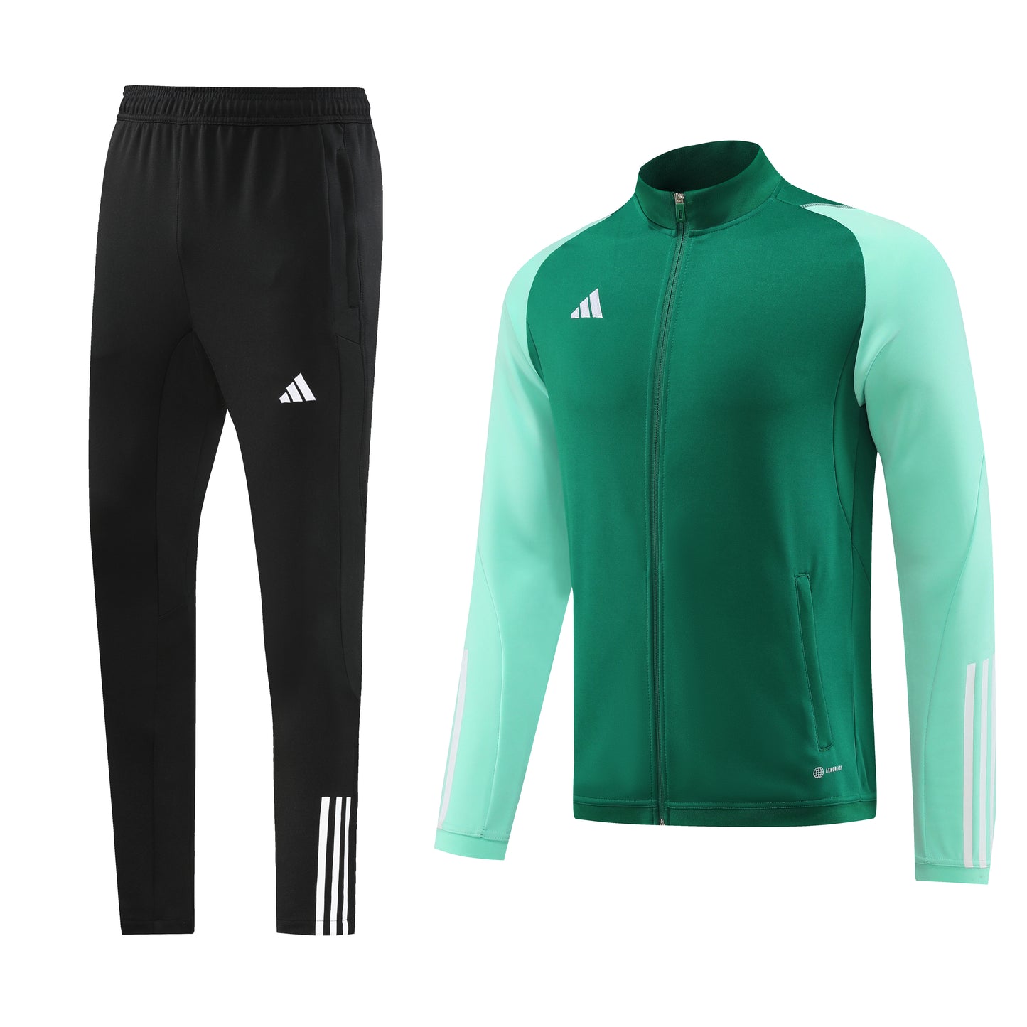 Adidas tracksuit Black & Green/Lime green