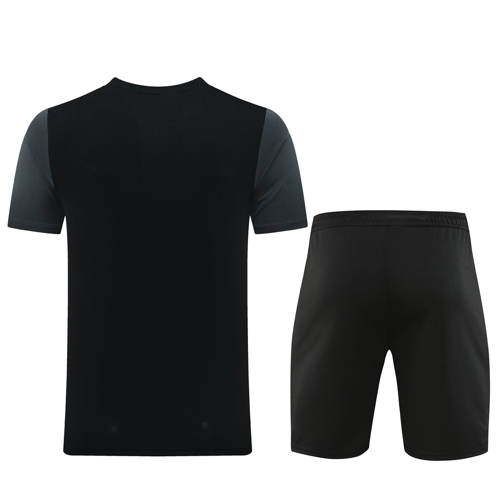 Nike Short + T-shirt Black & Grey /Orange /White